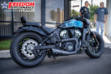 INDIAN SCOUT-ROGUE-BOBBER-SIXTY-SPORT-TWENTY COMBAT 2-INTO-1 SHORTY 2014-2024