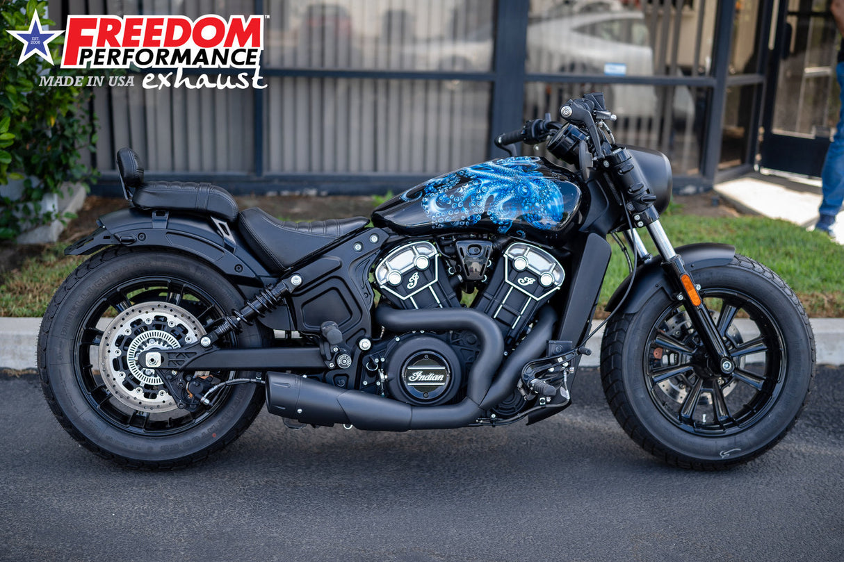 INDIAN SCOUT-ROGUE-BOBBER-SIXTY-SPORT-TWENTY COMBAT 2-INTO-1 SHORTY 2014-2024