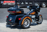 HARLEY TRIKE RIGHT SIDE TUCK & UNDER & CLASSIC TRUE-DUAL HEADERS BUNDLE