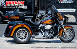 HARLEY TRIKE RIGHT SIDE TUCK & UNDER & CLASSIC TRUE-DUAL HEADERS BUNDLE