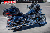 HARLEY TOURING RIGHT SIDE TUCK & UNDER TRUE-DUAL HEADERS Fits '95-Present