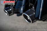 HARLEY TOURING AMERICAN OUTLAW & COMBAT FLUTED 4.5" MEGAPHONE SLIP-ONS BUNDLE 1995-PRESENT