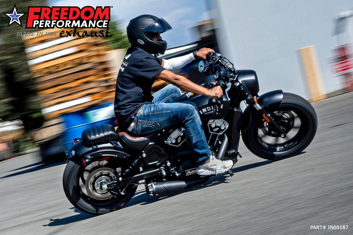INDIAN SCOUT-ROGUE-BOBBER-SIXTY-SPORT-TWENTY COMBAT 2-INTO-1 SHORTY 2014-2024