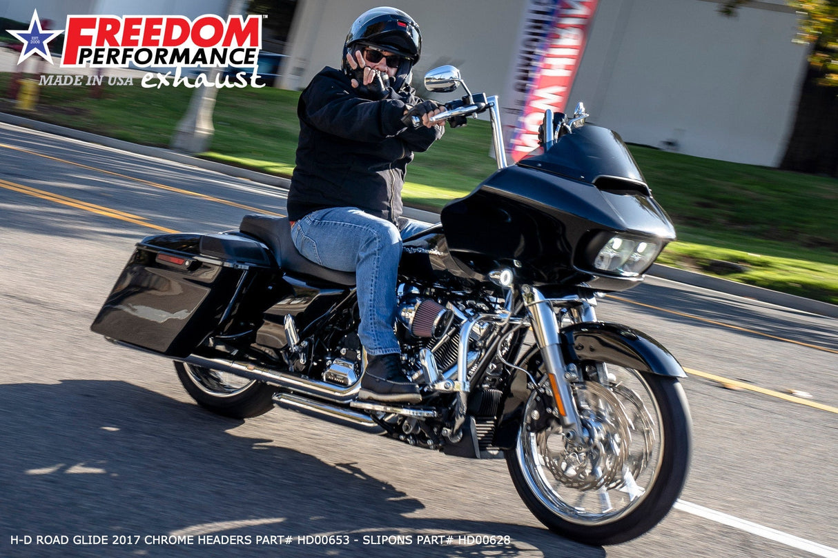 HARLEY TOURING AMERICAN OUTLAW & COMBAT FLUTED 4.5" MEGAPHONE SLIP-ONS BUNDLE 1995-PRESENT
