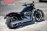 HARLEY SOFTAIL/M8 FAT BOY BREAKOUT ONLY 4.5” TWO-STEP TUCK & UNDER FULL SYSTEM 2018-PRESENT