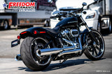 HARLEY SOFTAIL/M8 FAT BOY BREAKOUT ONLY 4.5” TWO-STEP TUCK & UNDER FULL SYSTEM 2018-PRESENT