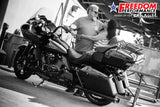 HARLEY TOURING RIGHT SIDE TUCK & UNDER TRUE-DUAL HEADERS Fits '95-Present