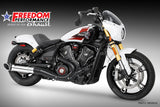 (SPECIAL ORDER) INDIAN 2025 SCOUT 101-CLASSIC-SUPER-SPORT-BOBBER 4.5" 2-STEP TURN-OUT SLIP-ON (2025 SCOUTS ONLY)