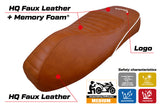 Tappezzeria Italia Vespa GTS 125 150 300 2009-2024 Seat Cover Comfort in Brown