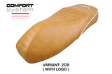 Tappezzeria Italia Vespa GTS 125 150 300 2009-2024 Seat Cover Comfort in Camel