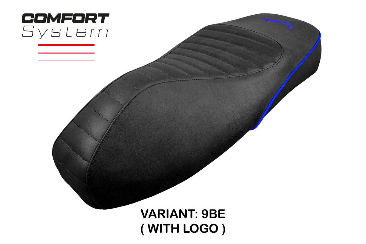 Tappezzeria Italia Vespa GTS 125 150 300 2009-2024 Seat Cover Comfort in Blue