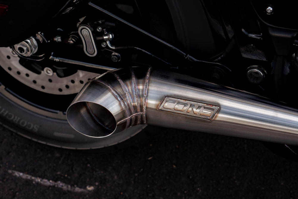 Cone Performance Full Exhaust for 2018+ HD M8 Softail Cone Turnout CP-5620199