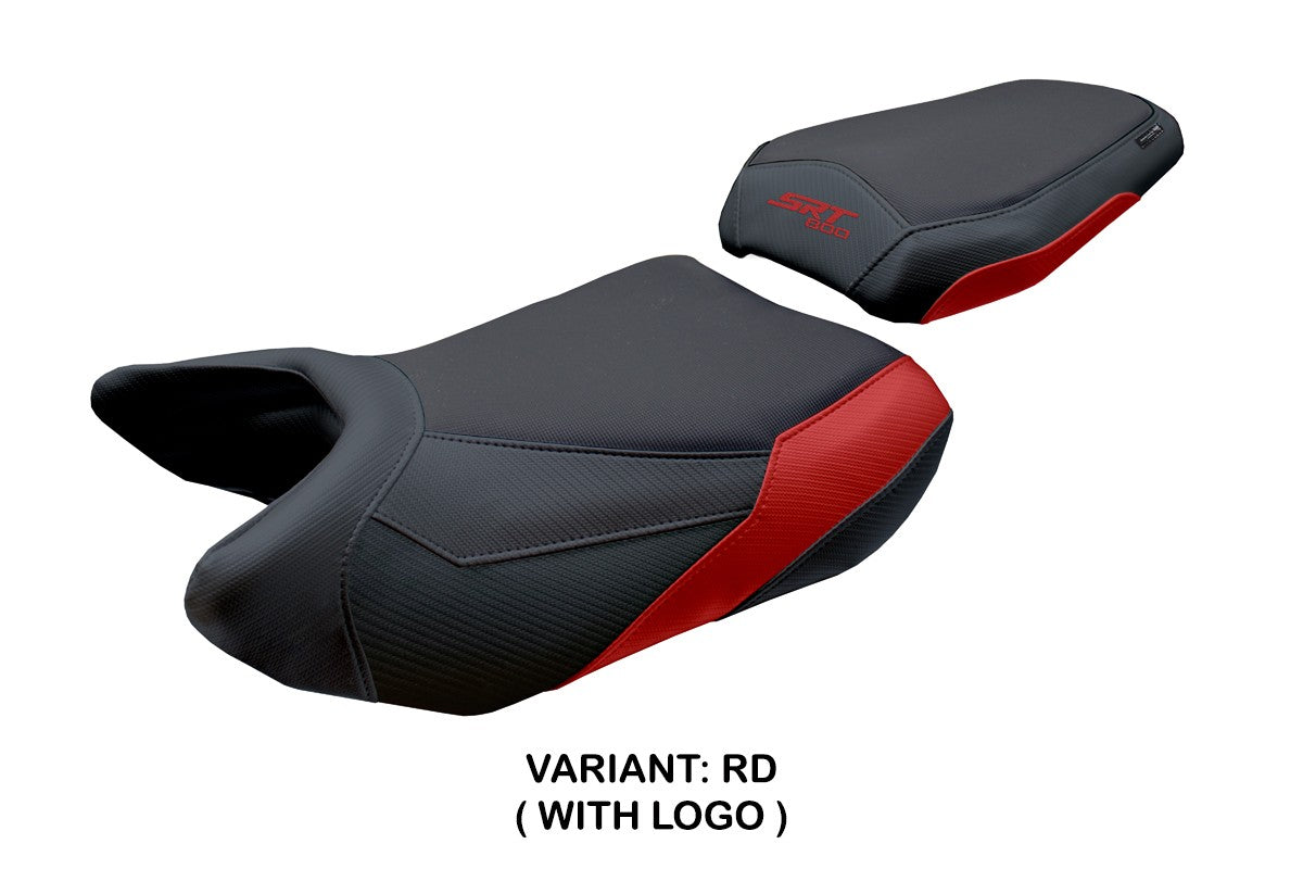 Tappezzeria Italia QJ Motor SRT 800 X / S / SX 2023-2025 Seat Cover Red Black