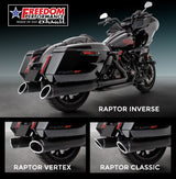 HARLEY TRIKE 4.5" SLASH RAPTOR SLIP-ONS