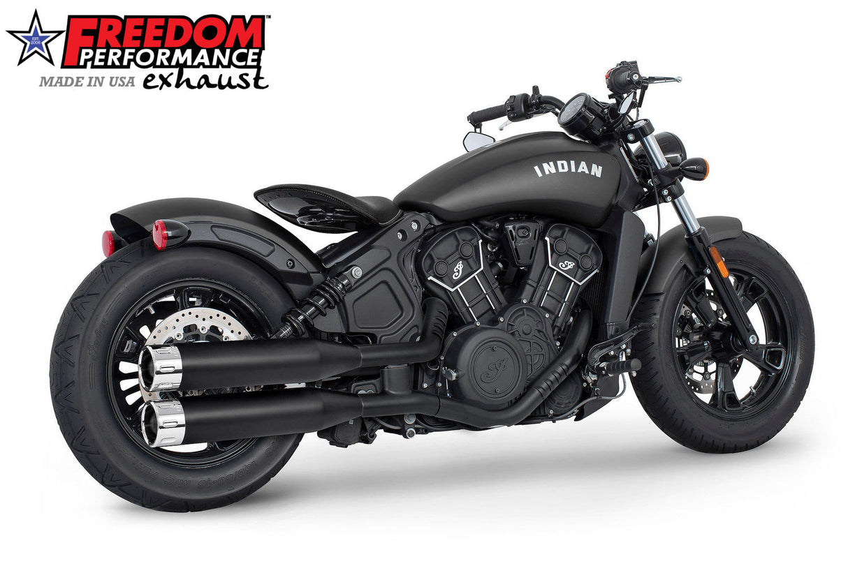 INDIAN SCOUT-ROGUE-BOBBER-SIXTY-SPORT-TWENTY FREEDOM 4" SLIP-ONS 2014-2024 Bundle