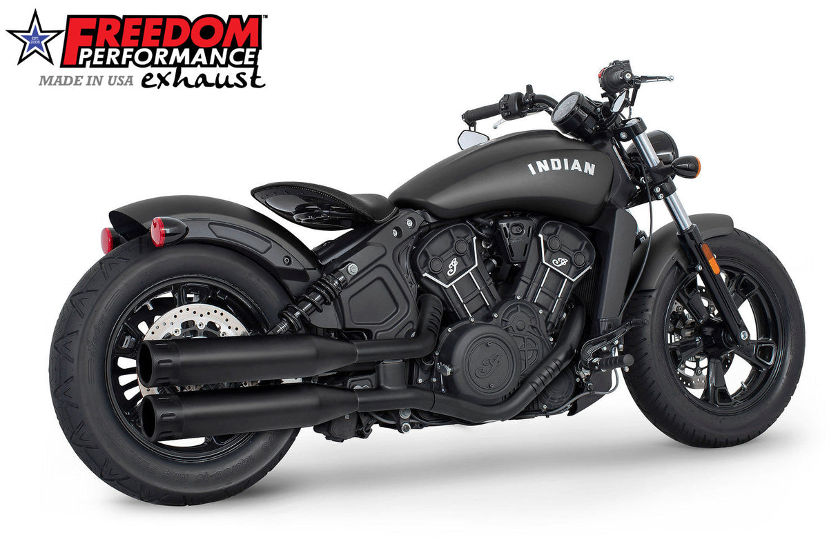 INDIAN SCOUT-ROGUE-BOBBER-SIXTY-SPORT-TWENTY FREEDOM 4" SLIP-ONS 2014-2024 Bundle