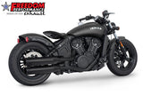 INDIAN SCOUT-ROGUE-BOBBER-SIXTY-SPORT-TWENTY FREEDOM 4" SLIP-ONS 2014-2024 Bundle