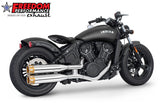INDIAN SCOUT-ROGUE-BOBBER-SIXTY-SPORT-TWENTY FREEDOM 4" SLIP-ONS 2014-2024 Bundle