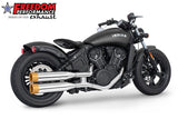 INDIAN SCOUT-ROGUE-BOBBER-SIXTY-SPORT-TWENTY FREEDOM 4" SLIP-ONS 2014-2024 Bundle