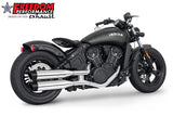 INDIAN SCOUT-ROGUE-BOBBER-SIXTY-SPORT-TWENTY FREEDOM 4" SLIP-ONS 2014-2024 Bundle