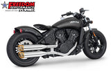 INDIAN SCOUT-ROGUE-BOBBER-SIXTY-SPORT-TWENTY FREEDOM 4" SLIP-ONS 2014-2024 Bundle