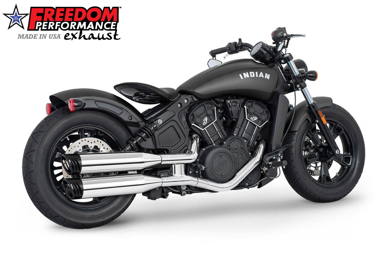INDIAN SCOUT-ROGUE-BOBBER-SIXTY-SPORT-TWENTY FREEDOM 4" SLIP-ONS 2014-2024 Bundle