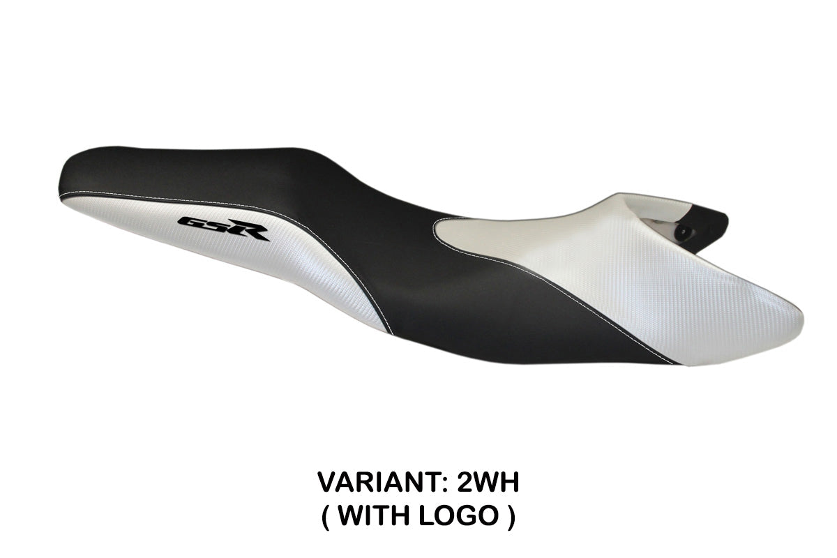 Tappezzeria Italia Suzuki GSR 600 2006-2011 Seat Cover in White and Black