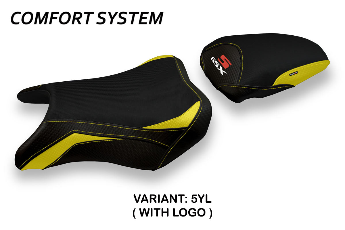 Tappezzeria Italia Suzuki GSXS 750 2017-2021 Seat Cover Comfort in Yellow