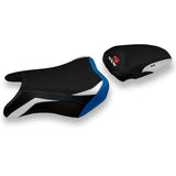 Tappezzeria Italia Suzuki GSXS 750 2017-2021 Seat Cover Comfort in White and Blue