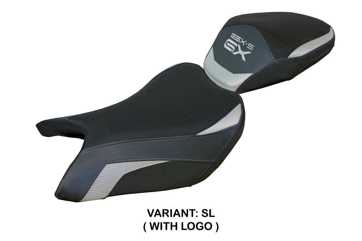 Tappezzeria Italia Suzuki GSXS 1000 GX 2024-2025 Seat Cover in Silver and Black