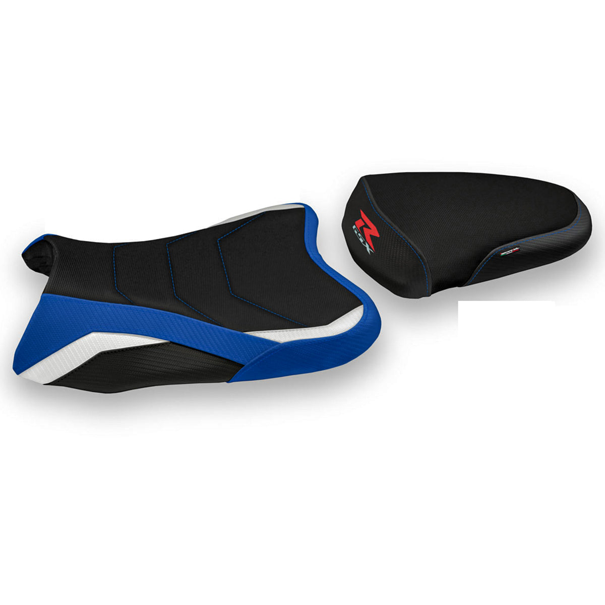 Tappezzeria Italia Suzuki GSXR 600 750 2006-2007 Seat Cover Comfort in Blue, White and Black