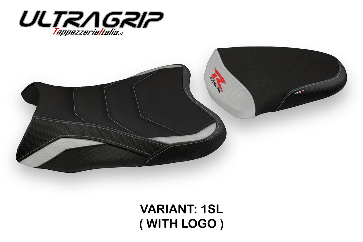 Tappezzeria Italia Suzuki GSXR 600 750 2006-2007 Seat Cover Ultragrip in Silver and Black