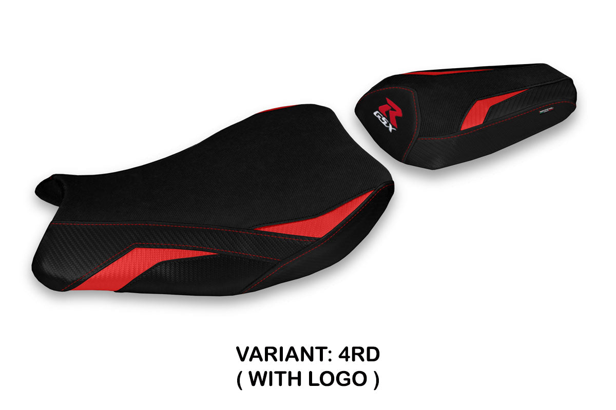 Tappezzeria Italia Suzuki GSXR 1000 2017-2024 Seat Cover in Red and Black
