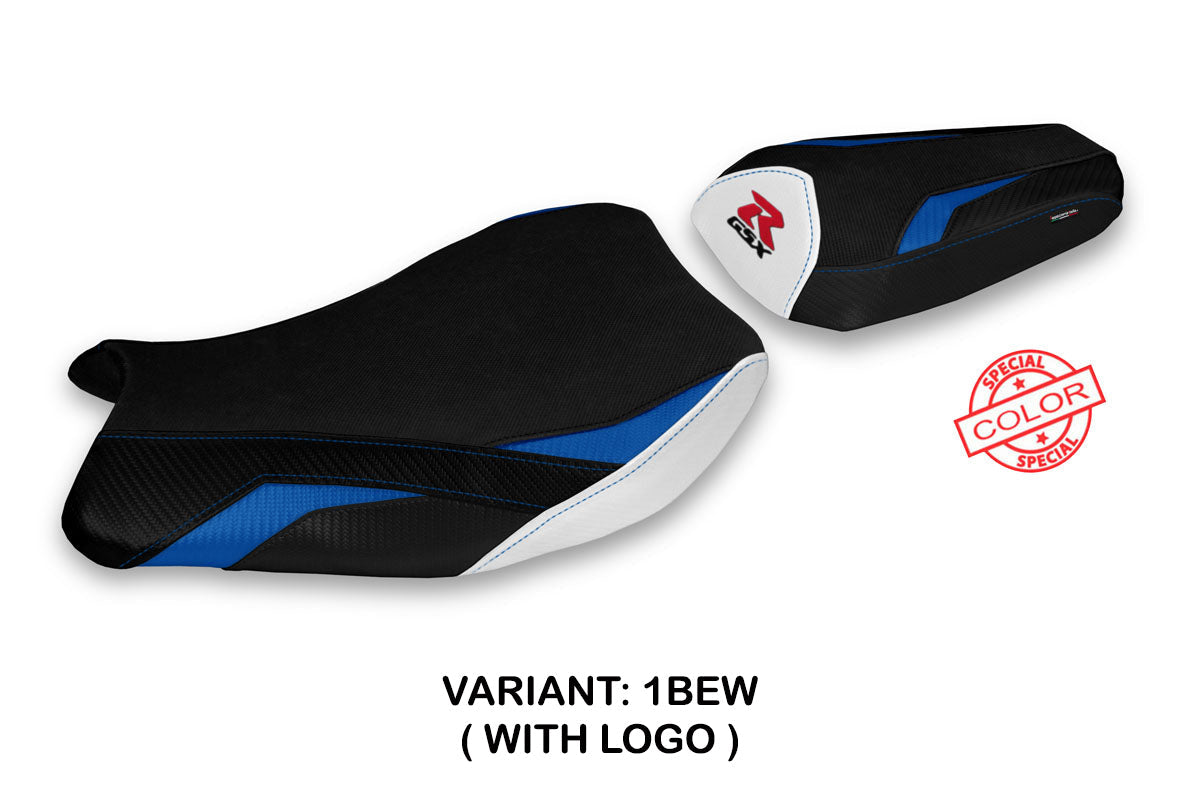Tappezzeria Italia Suzuki GSXR 1000 2017-2024 Seat Cover in Blue and White