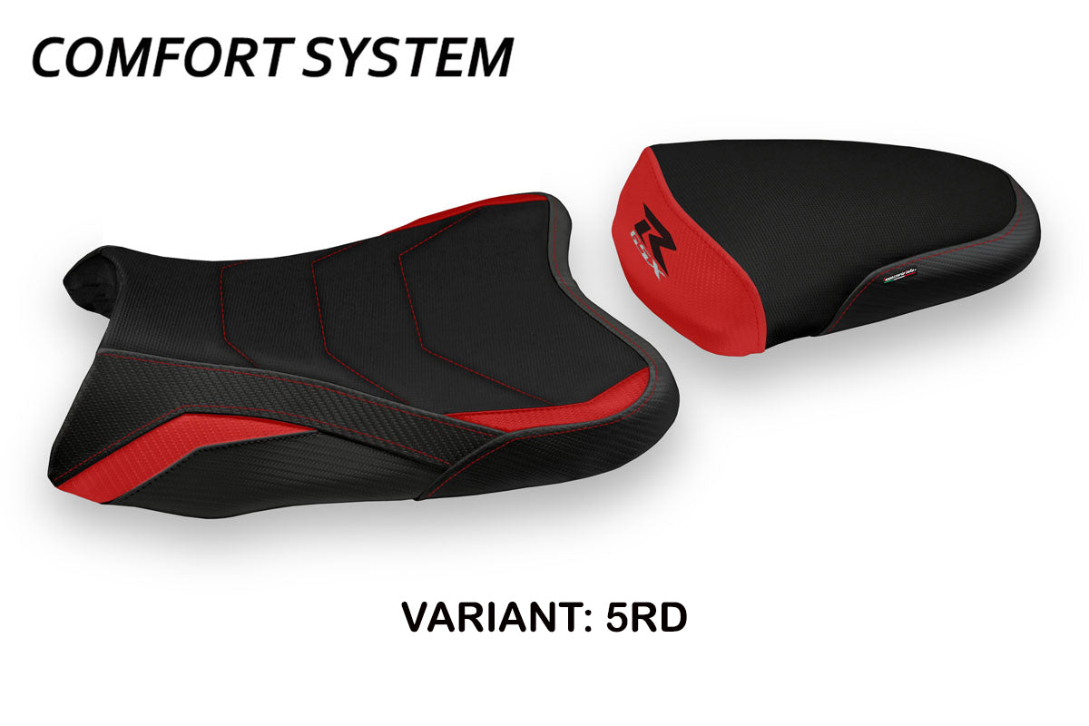 Tappezzeria Italia Suzuki GSXR 600 750 2008-2010 Seat Cover Comfort in Red and Black