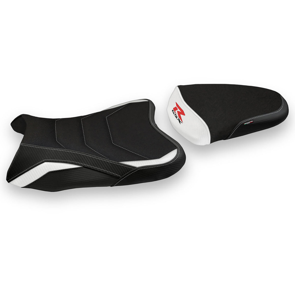 Tappezzeria Italia Suzuki GSXR 600 750 2008-2010 Seat Cover Ultragrip in White and Black