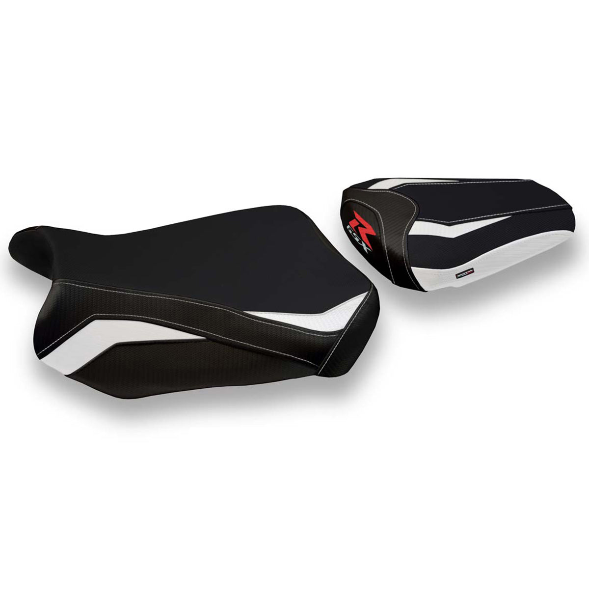 Tappezzeria Italia Suzuki GSXR 600 750 2011-2024 Seat Cover in White and Black