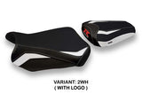 Tappezzeria Italia Suzuki GSXR 600 750 2011-2024 Seat Cover in White and Black