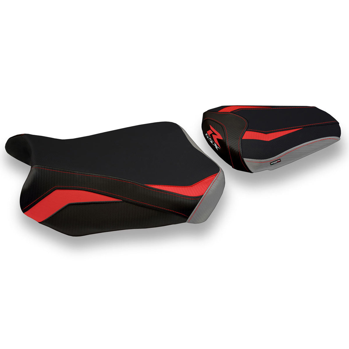 Tappezzeria Italia Suzuki GSXR 600 750 2011-2024 Seat Cover in Red and Grey