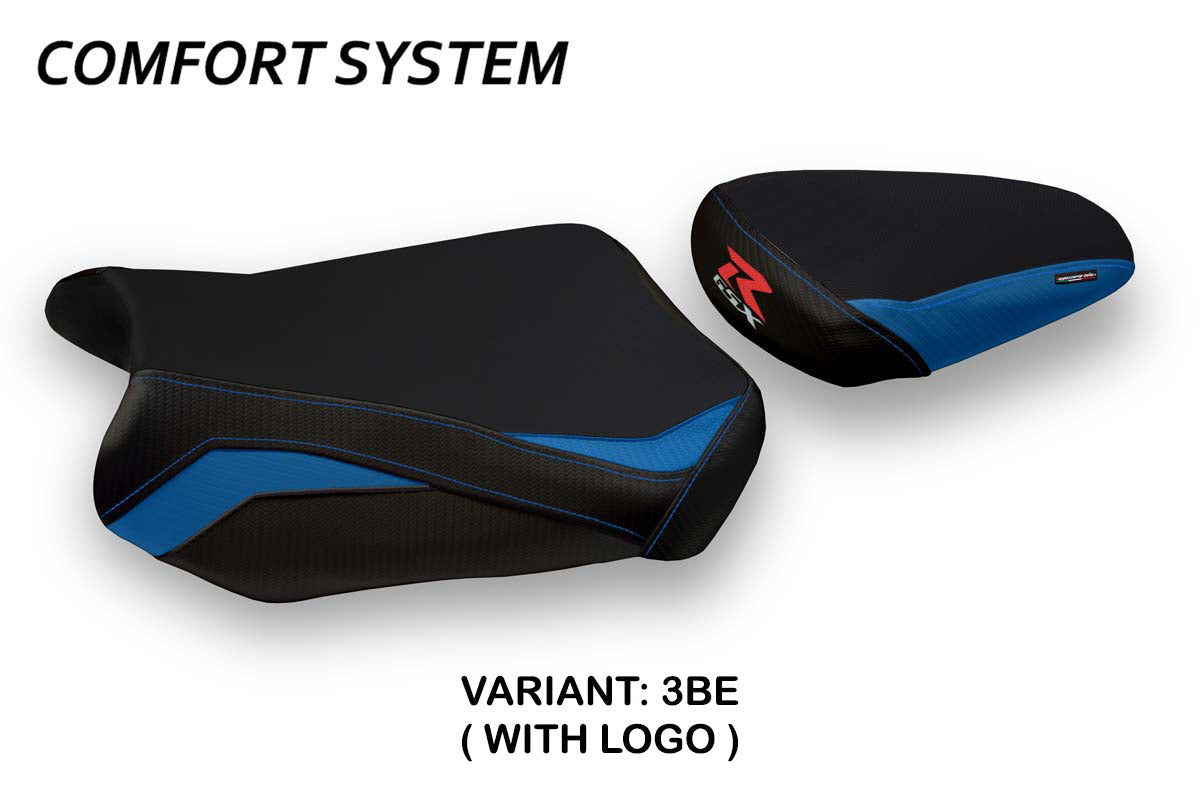 Tappezzeria Italia Suzuki GSXR 600 750 2011-2024 Seat Cover Comfort in Blue