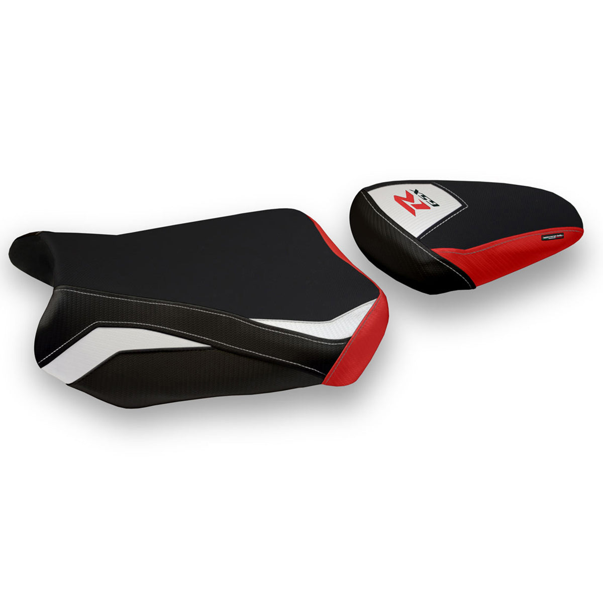 Tappezzeria Italia Suzuki GSXR 600 750 2011-2024 Seat Cover Comfort in White and Red