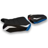 Tappezzeria Italia Suzuki GSXR 600 750 2011-2024 Seat Cover Ultragrip in White and Blue
