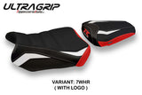 Tappezzeria Italia Suzuki GSXR 600 750 2011-2024 Seat Cover Ultragrip in White and Red