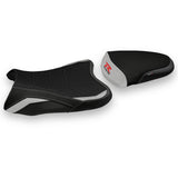 Suzuki GSXR 1000 2007-2008 Seat Cover Tappezzeria Italia Comfort in Silver and Black