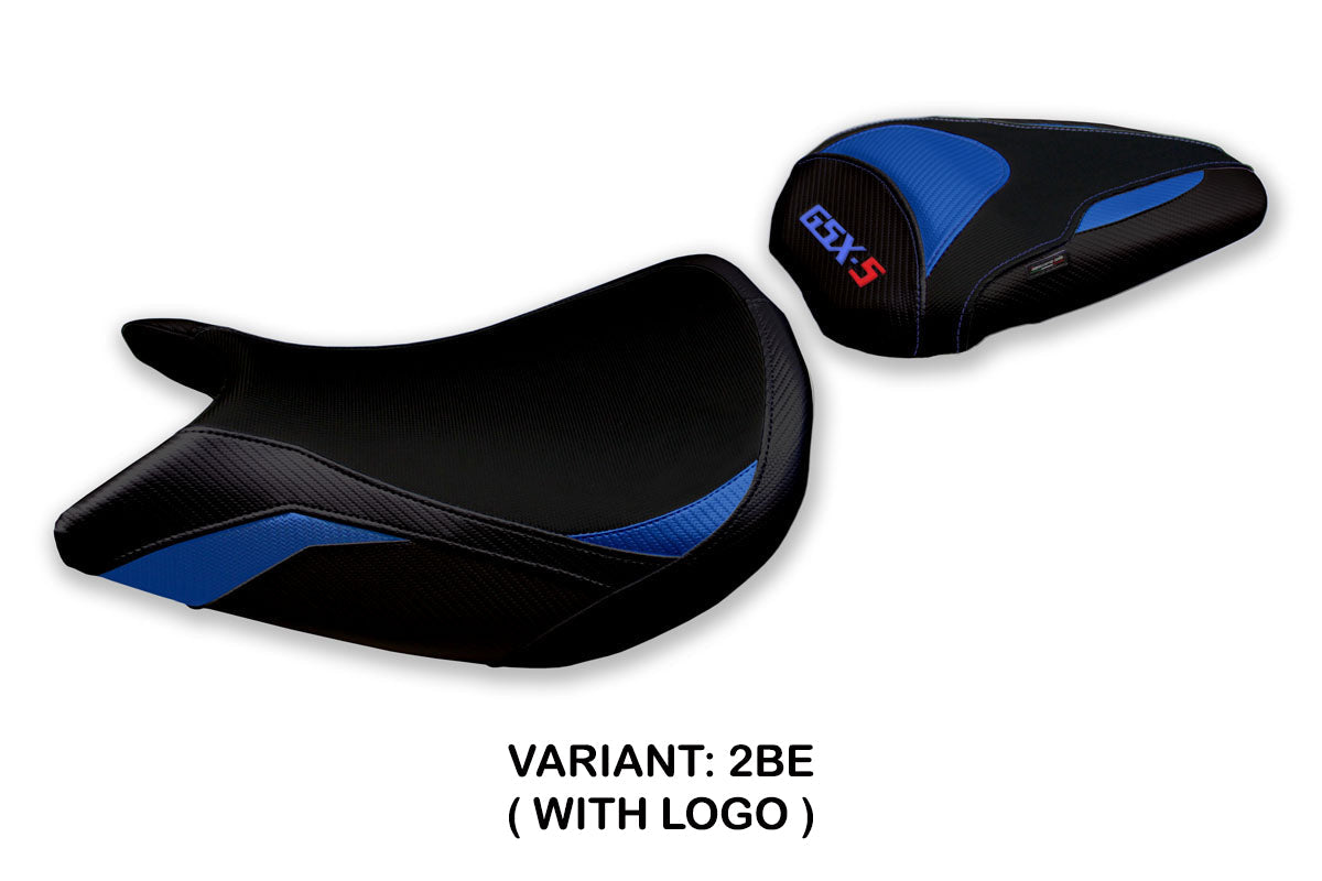 Tappezzeria Italia Suzuki GSXS 1000F 2015-2020 Seat Cover in Blue and Black
