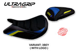 Tappezzeria Italia Suzuki GSXS 1000 2015-2020 Seat Cover Ultragrip in Blue and Yellow
