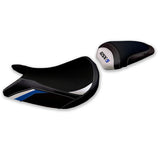 Tappezzeria Italia Suzuki GSXS 1000 2015-2020 Seat Cover Comfort in White and Blue