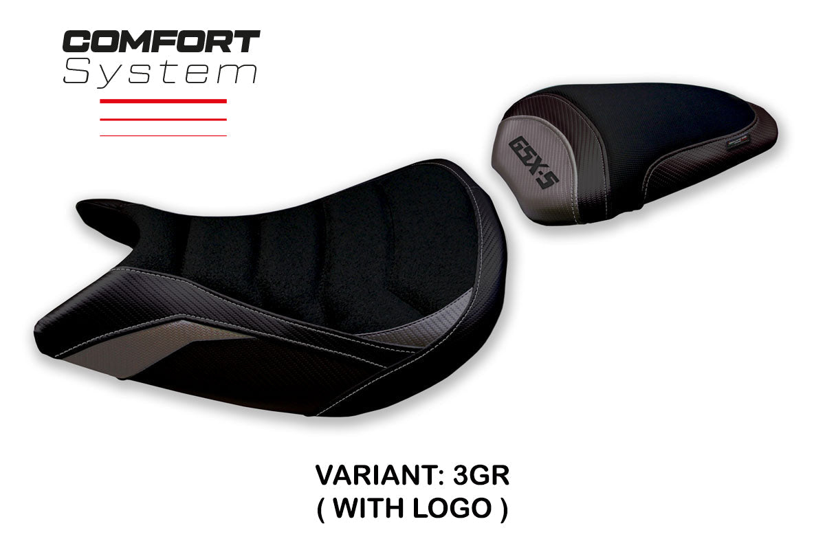 Tappezzeria Italia Suzuki GSXS 1000 2021-2025 Seat Cover Comfort in Grey