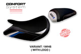 Tappezzeria Italia Suzuki GSXS 1000 2021-2025 Seat Cover Comfort in White and Blue