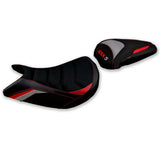 Tappezzeria Italia Suzuki GSXS 1000 2021-2025 Seat Cover Ultragrip in Red and Grey
